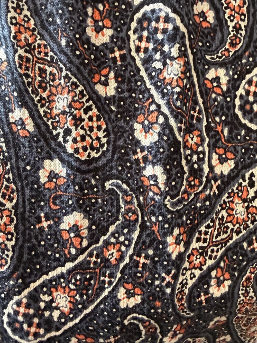 Boden Paisley Long Sleeve Scoop Neck Dress - Size 10 - Picture 4 of 4